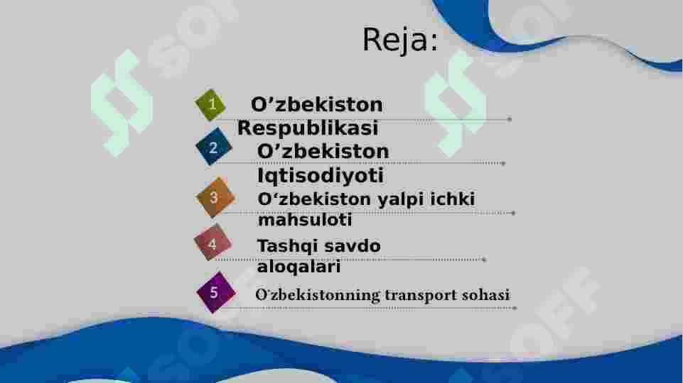 O’zbekiston Iqtisodiyoti 2