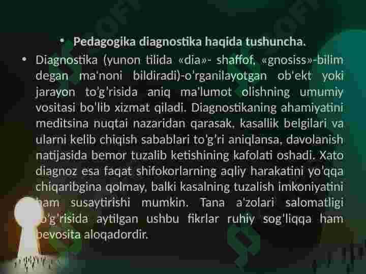 PEDAGOGIK DIAGNOSTIKA 6