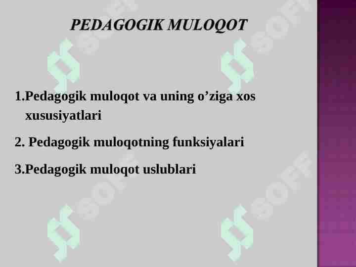 Pedagogik muloqot 1