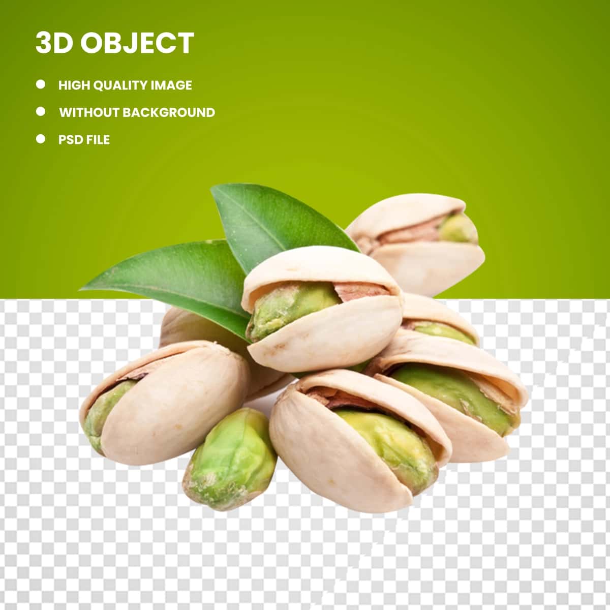 Yashil barglari bilan yong'oq qobig'i bilan pista yong'oqlari | Pistachio nuts with nutshell with green leaves 1