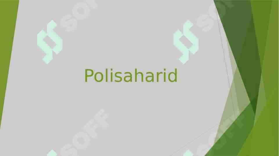 Polisaharid 1
