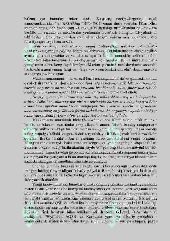 BILISH FALSAFASI (GNOSEOLOGIYA). 7