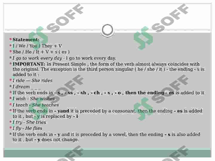 Present Simple 4