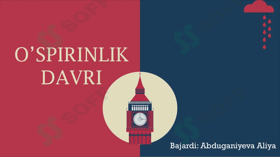 O'spirinlik davri 1