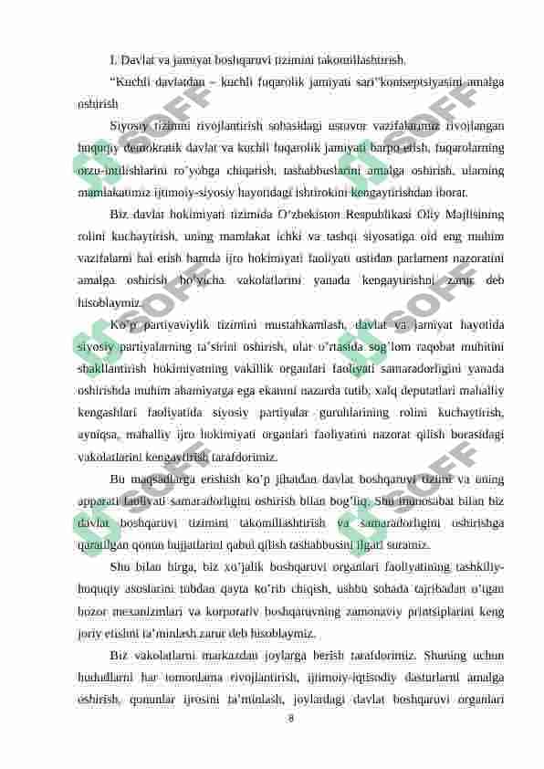 Prezident Sh.M.Mirziyoyev asarlarining ta’limiy-tarbiyaviy ahamiyati 8