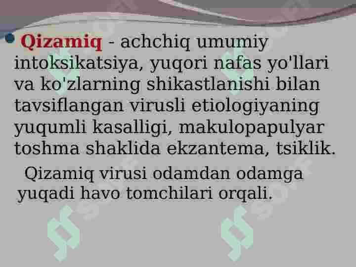 QIZAMIQ VA QIZILCHA  QO'ZG'ATUVCHISI 2