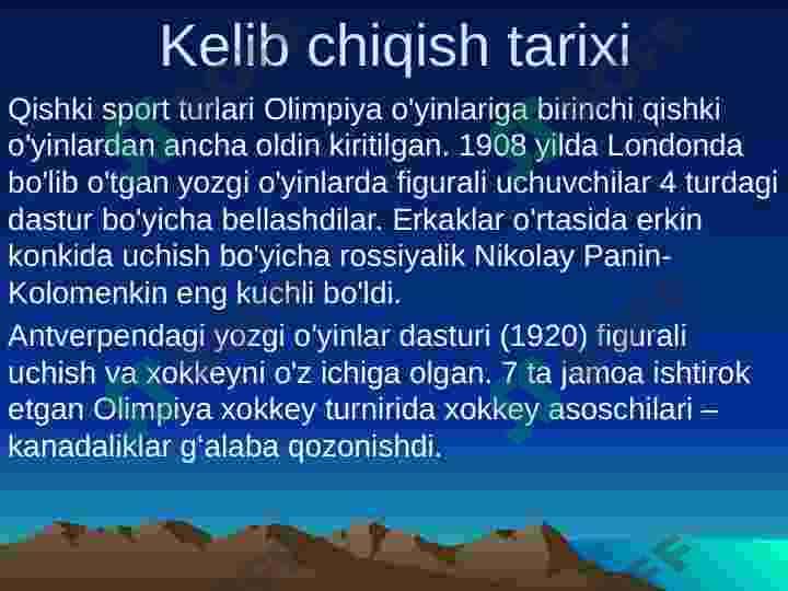 Qishki Olimpiya o'yinlari 3