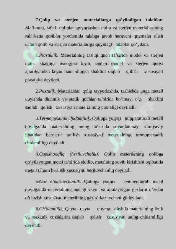 Qoliplarni turlari 4