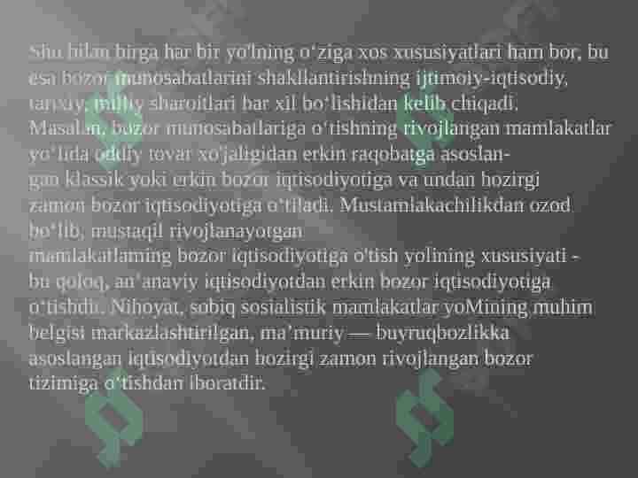Bozor iqtisodiyoti 4