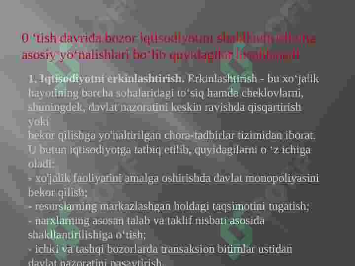 Bozor iqtisodiyoti 7