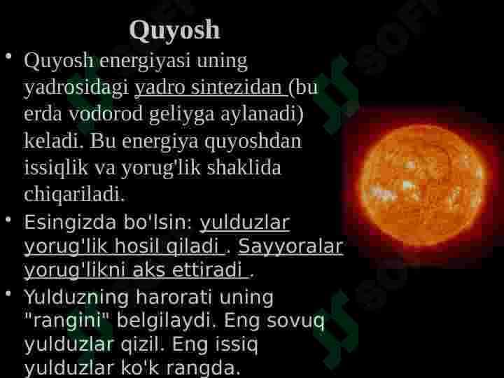 Quyosh sistemasi 6