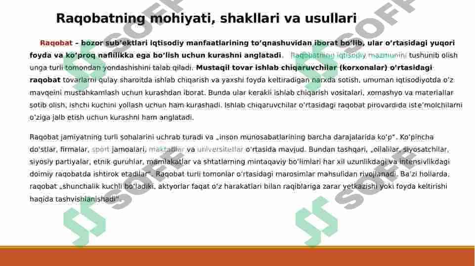 Raqobat va Monopoliya 3