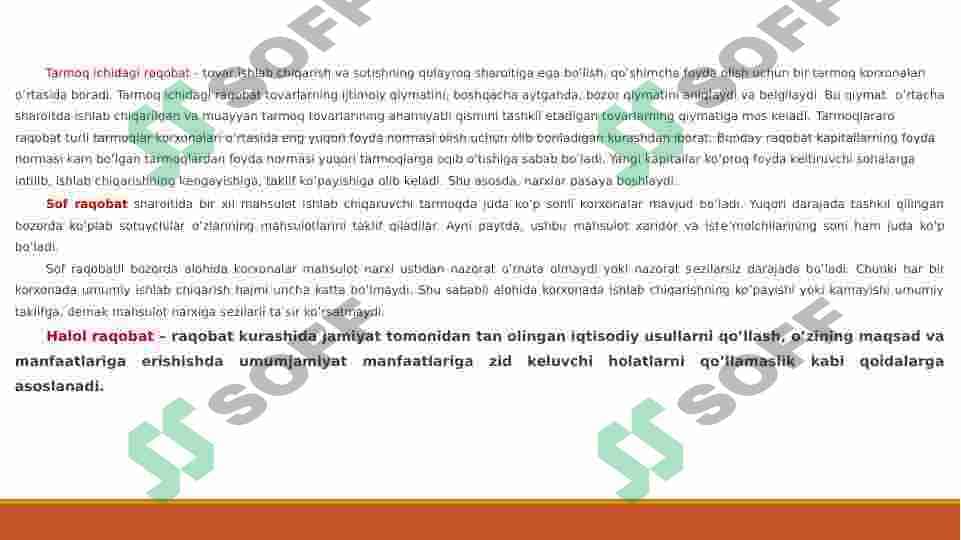 Raqobat va Monopoliya 5