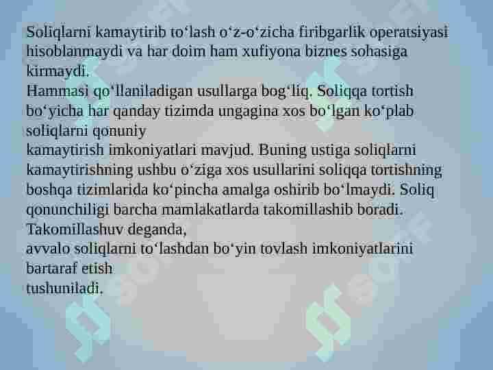 XUFYONA IQTISODIYOT 7
