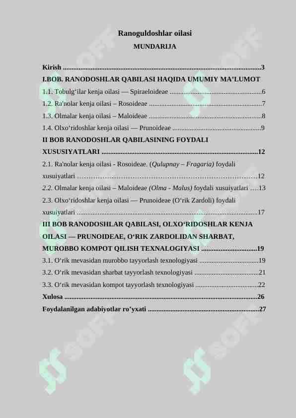 Ra'noguldoshlar oilasi 1