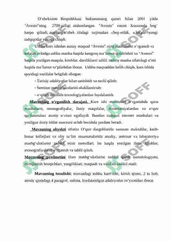 Avesto tarixiy manba sifatida o'rni 4