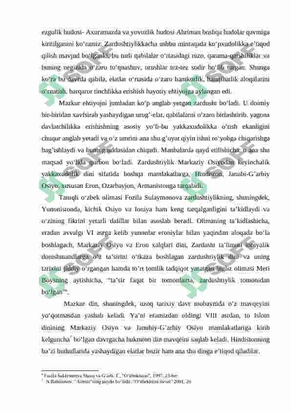Avesto tarixiy manba sifatida o'rni 7