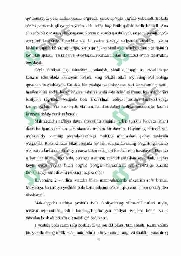 Rolli o‘yinlarni o‘tkazish 8