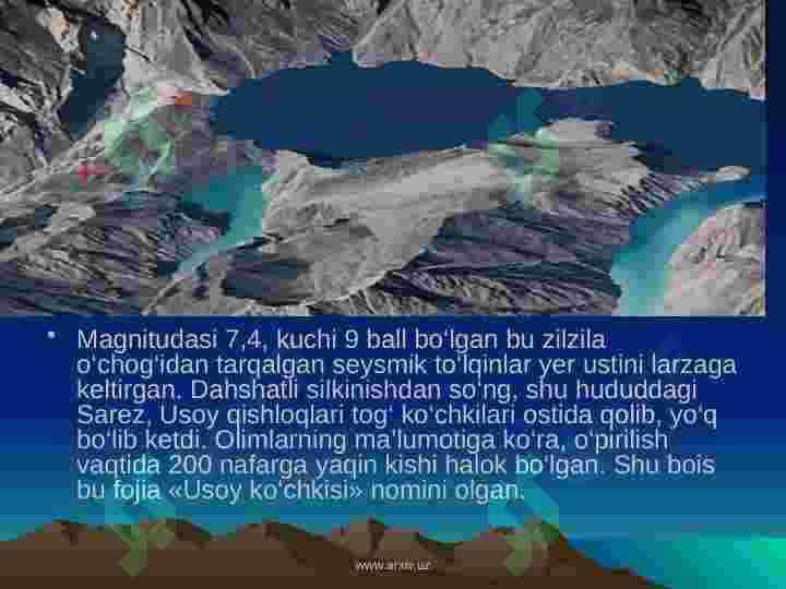 Sarez koʻli 8