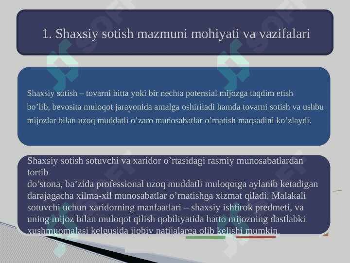 SHAXSIY SOTUV 3