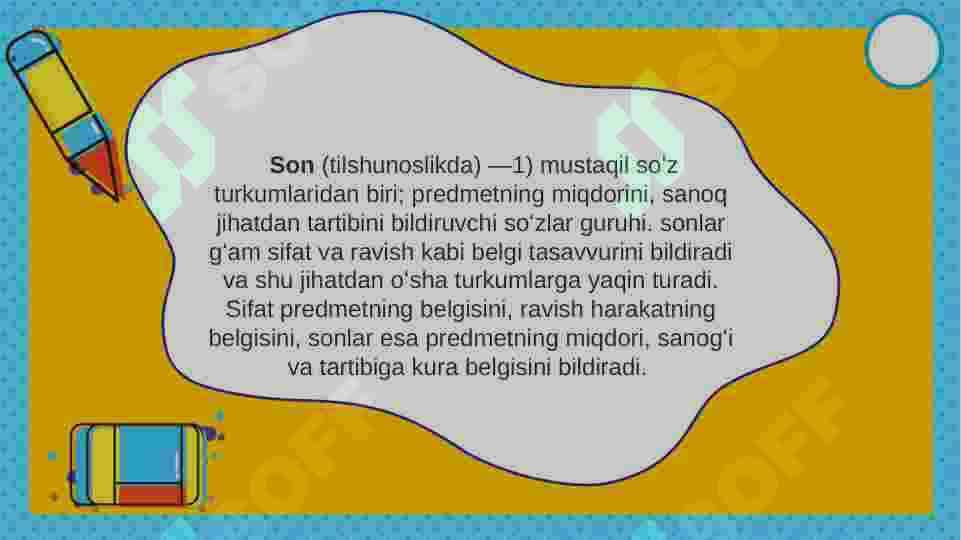 son so'z turkumi 4