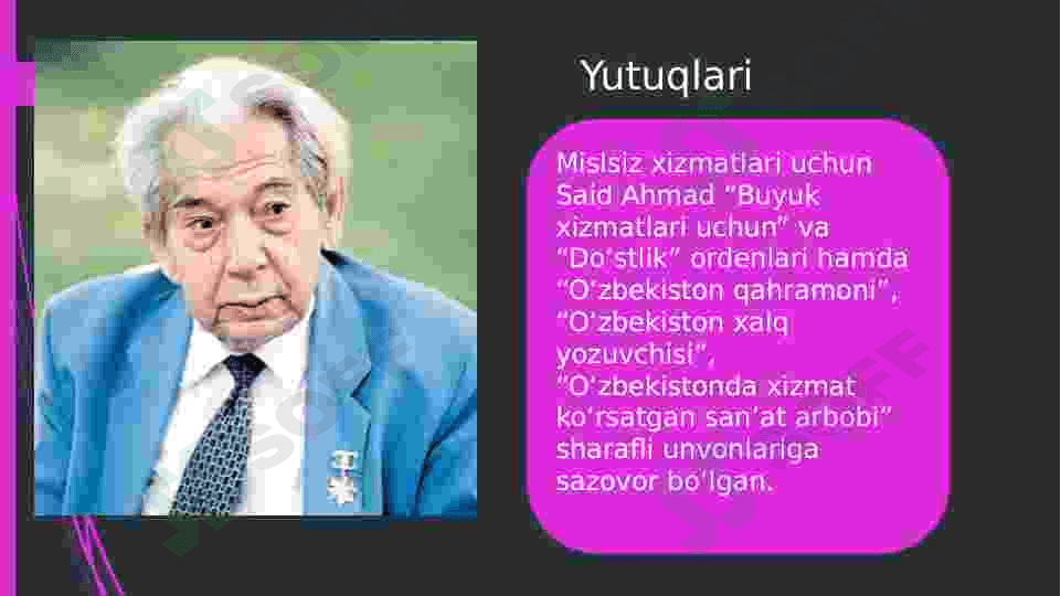 Said Axmad ijodiy ko`rgazmasi 3