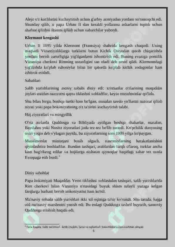 Salib yurishlari 6