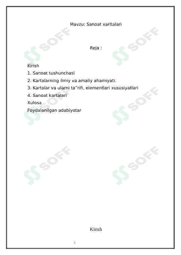 Sanoat xaritalari 2