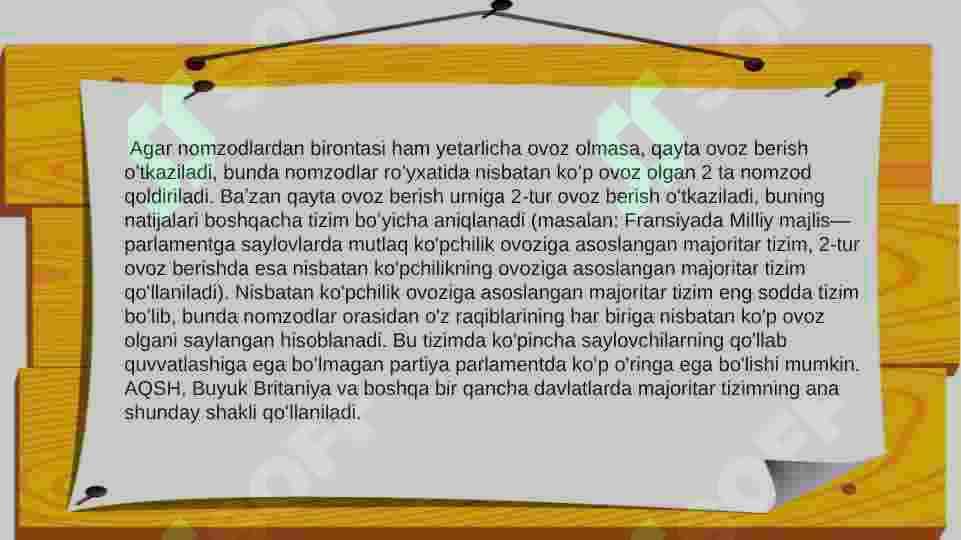 Saylov tizimi 4