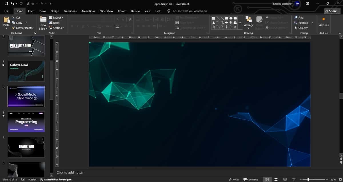 pptx dizayn lar / powerpoint shablon 1