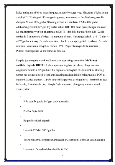 DHT11 Sensor 4
