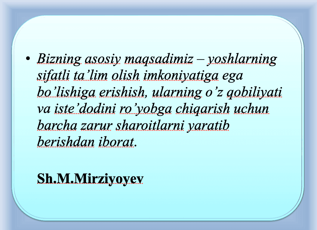 Ta'lim sohasida amalga oshirilgan islohotlar 3
