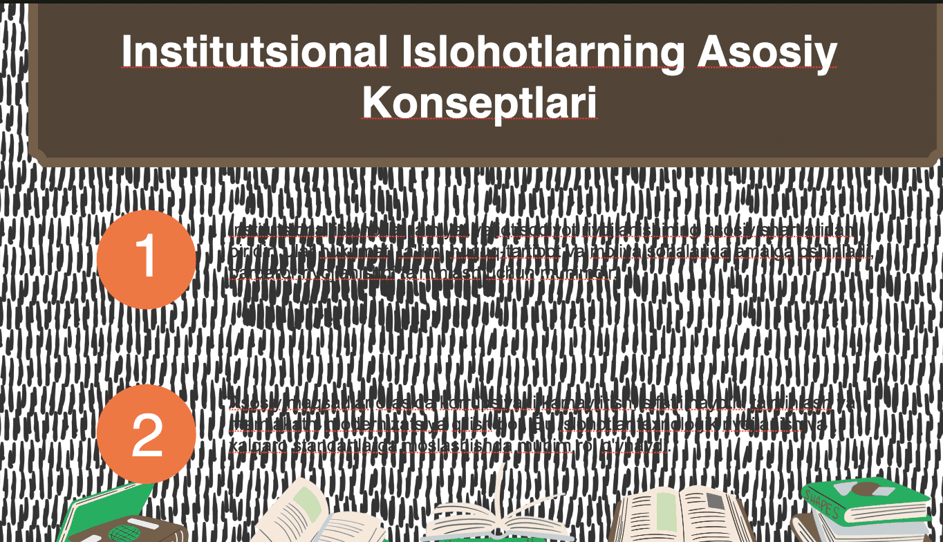 Institutsional islohotlar 3