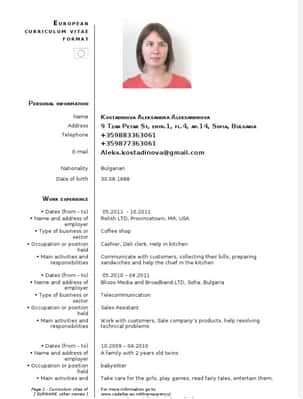 Evropa CV 2