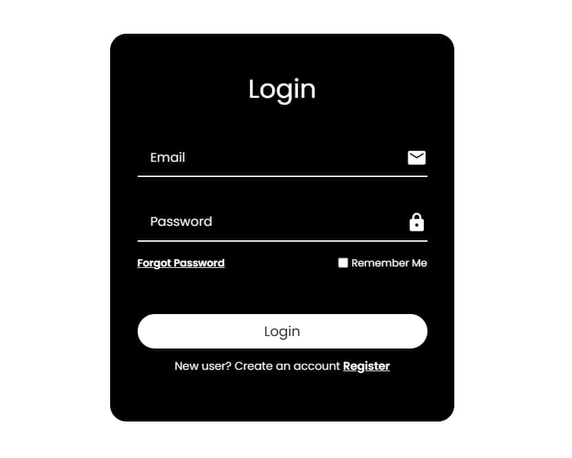 Login sahifasi dizayni 1