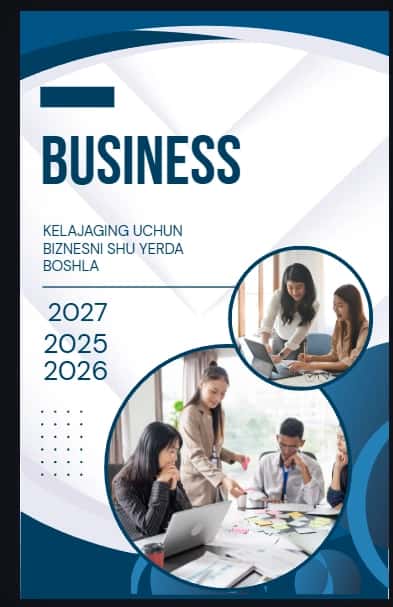 Biznes kitob uchun tayyor shablon 1