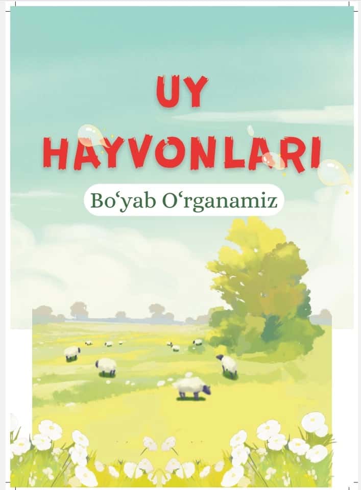 "UY HAYVONLARI" Bo'yab o'rganamiz 1