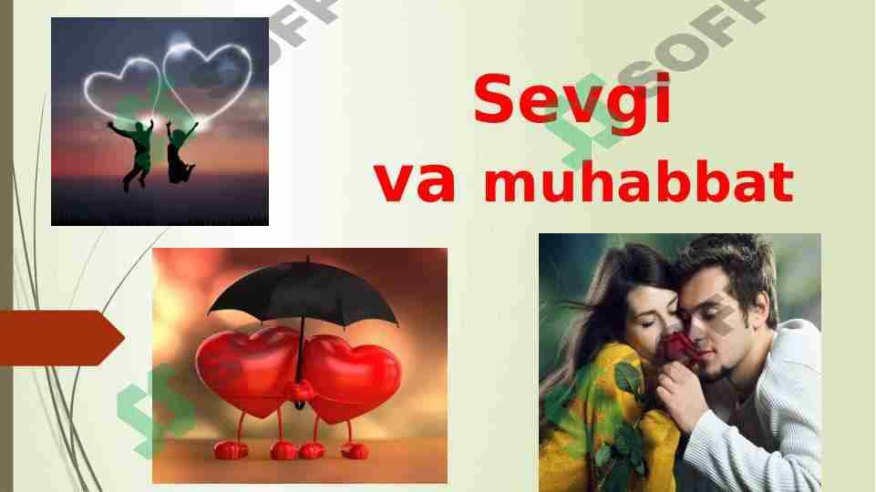 Sevgi va muhabbat 1