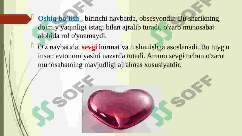 Sevgi va muhabbat 4