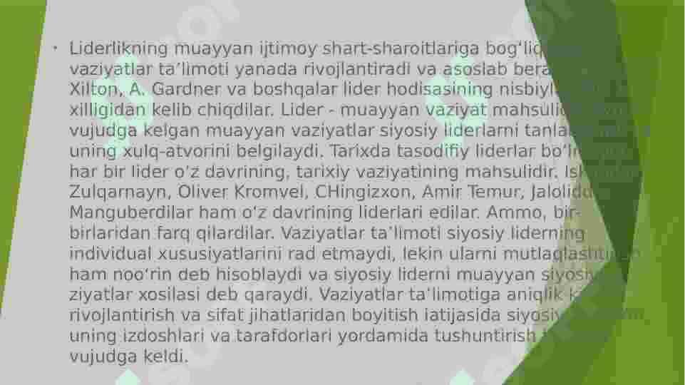 Siyosiy lider 7