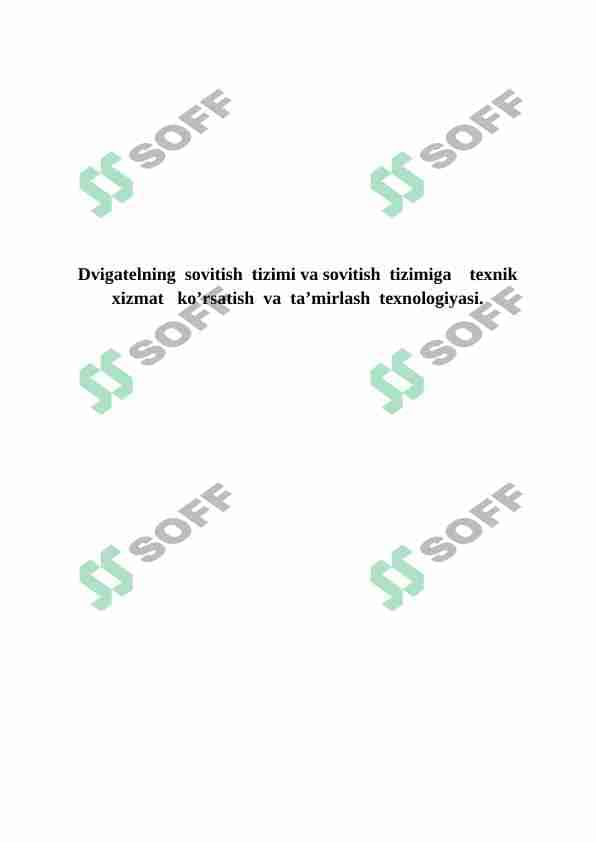 sovutish tizmi