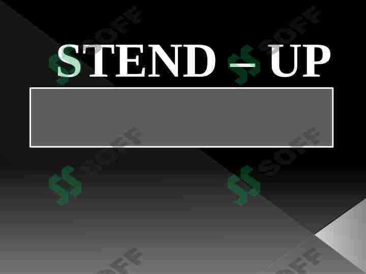 Stend up janri haqida tushuncha 1
