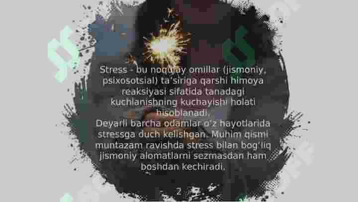 Stress. Psixologik stress 2