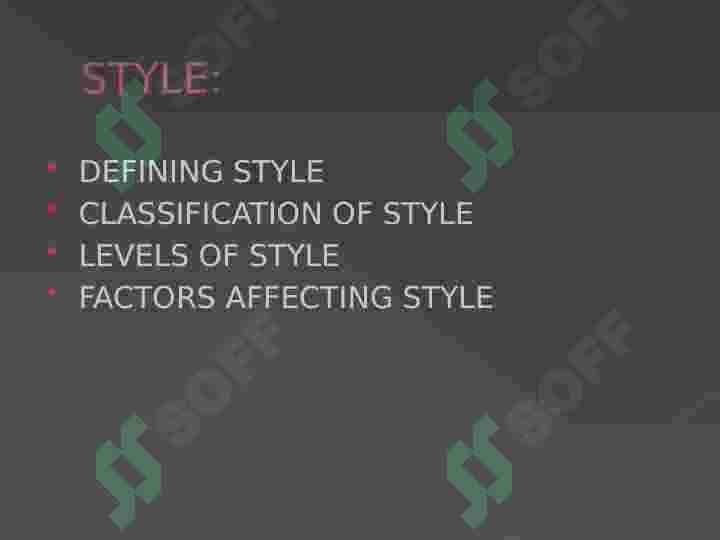 styles (sociolinguistics) 2