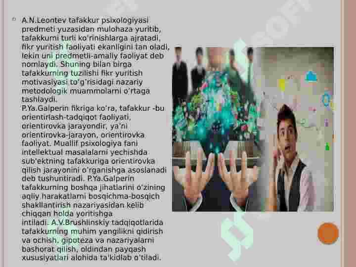 TAFAKKUR. INTELLEKT VA KREATIVLIK 6