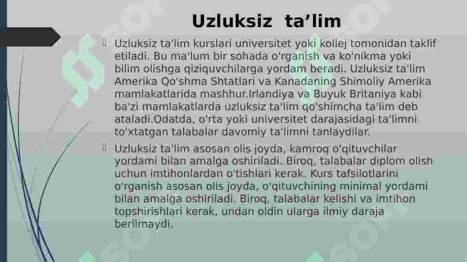 TA’LIM TIZIMI 5