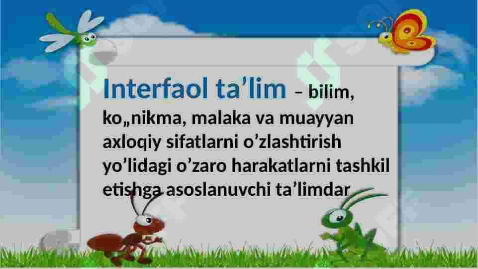 Texnalogiya datslarida interfaol usullarni qoʻllash 4