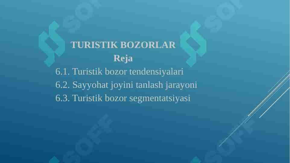 TURISTIK BOZORLAR 1
