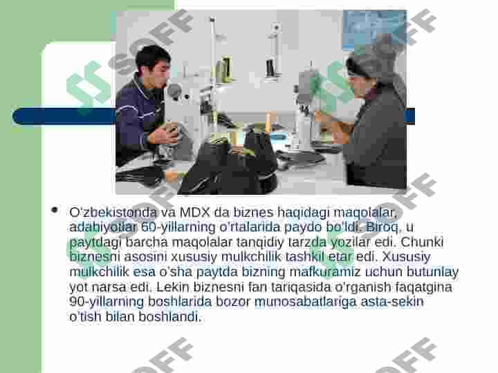 Tadbirkorlik faoliyati 4