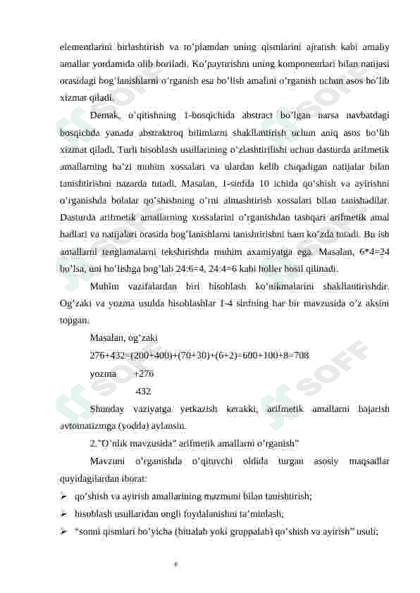 TARIXIY MASALALAR. BOSHLANGʻICH SINIFLARDA MATEMATIKA DARSLARI VA SINIFDAN TASHQARI MASHGʻULOTLARIDA TARIXIY MASALALARDAN FOYDALANISHNI OCHIB BERISH. 8